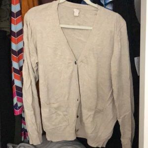 J Crew Cardigan, cream, size XXL